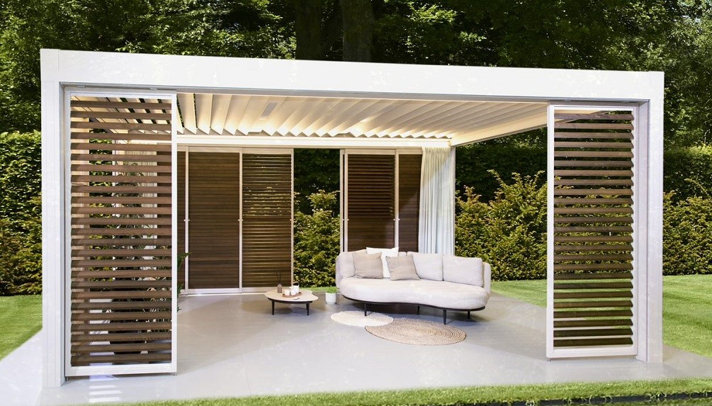 Min s gi Renson alum nium pergola Renson Outdoor